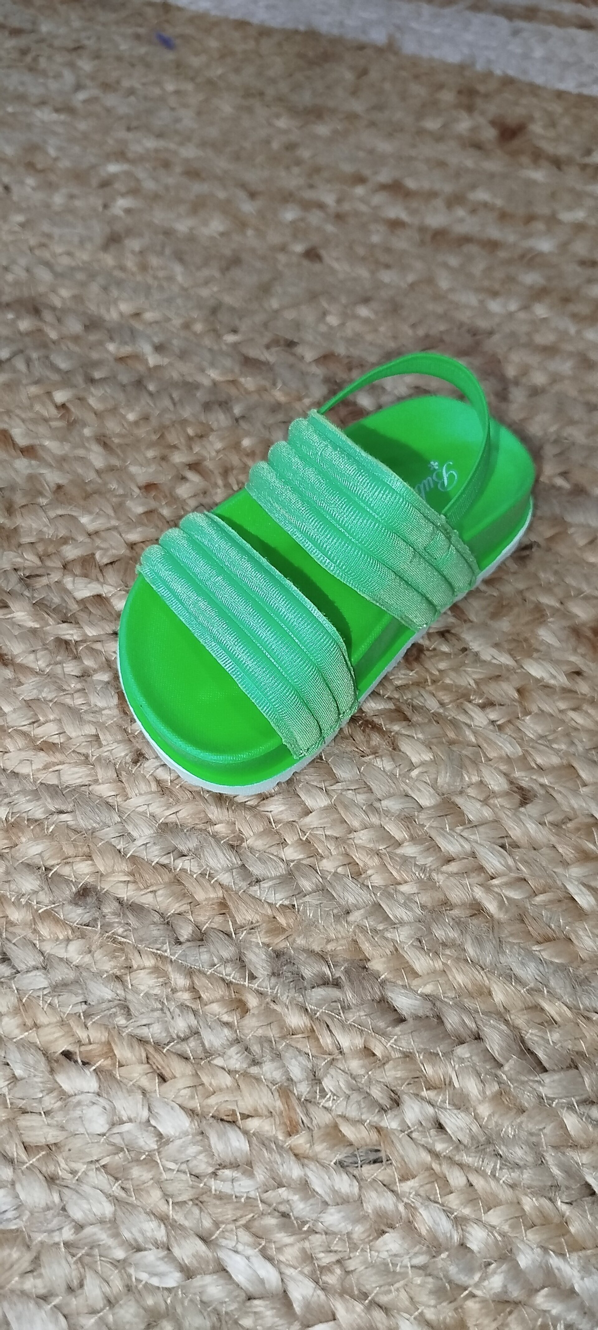 Chanclas unisex verde fluor - 2