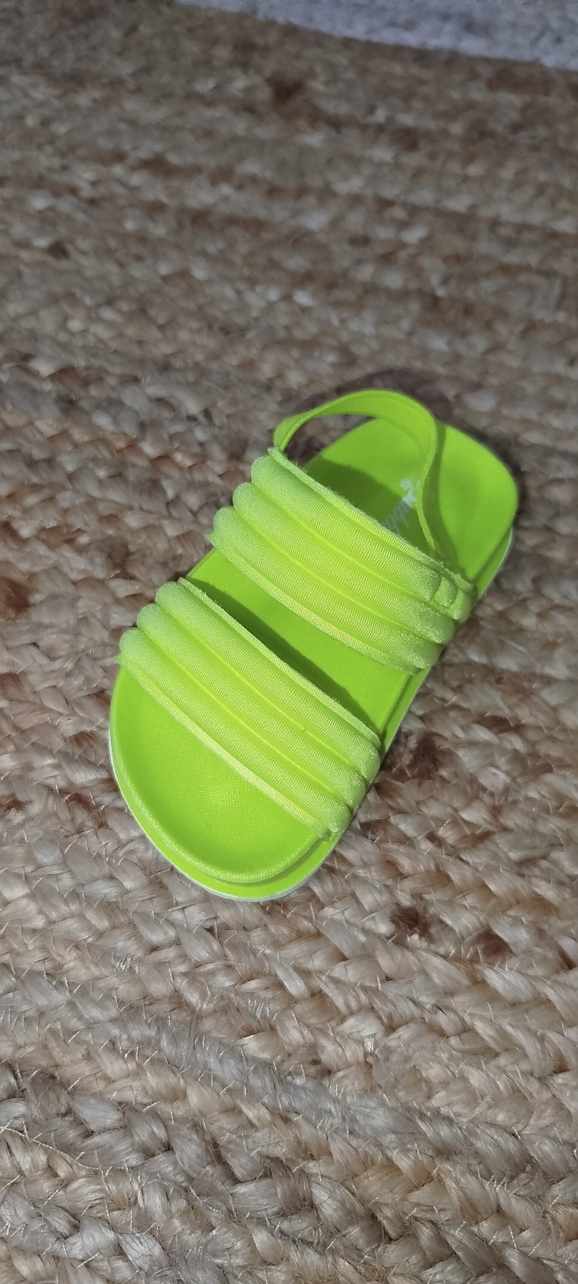 Chanclas unisex amarillo fluor - 2